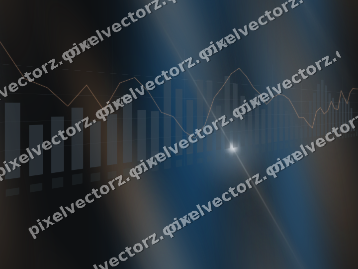 Nahtloser Neon Diagramm Hintergrund in Blau und Orange