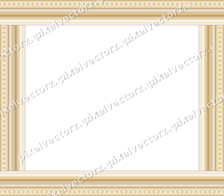 Decorative picture frame border in dark pink and red with cross band