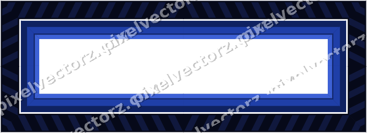 Decorative picture frame border in amber and blue with diagonal band