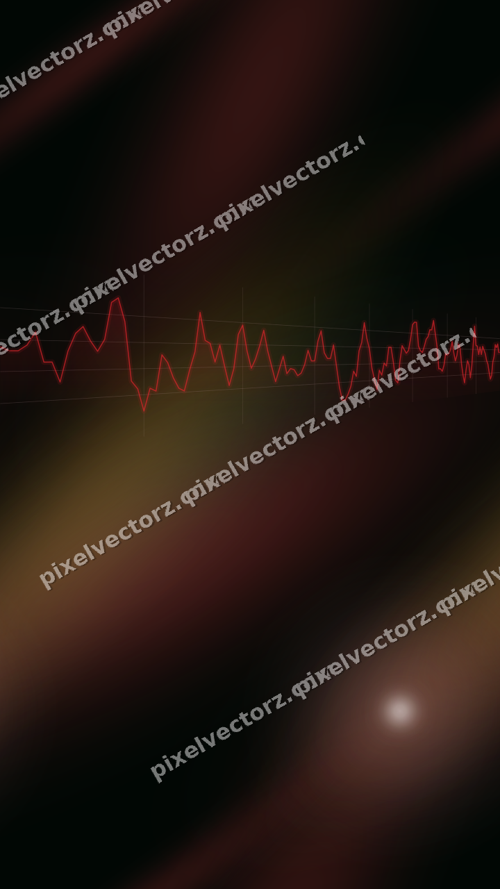 Nahtloser Neon Diagramm Hintergrund in Rot und Orange