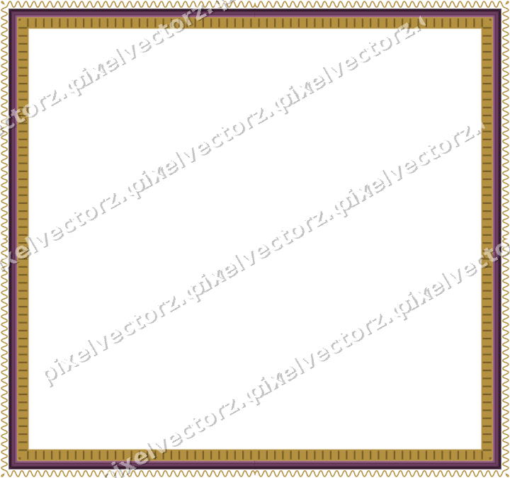 Decorative picture frame border in dark magenta with wave band