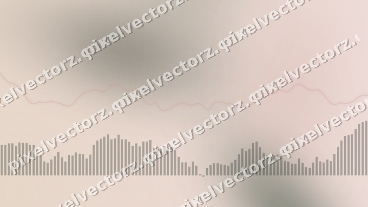 Zarter Pastell Diagramm Hintergrund in Dunkelgrün und Rot