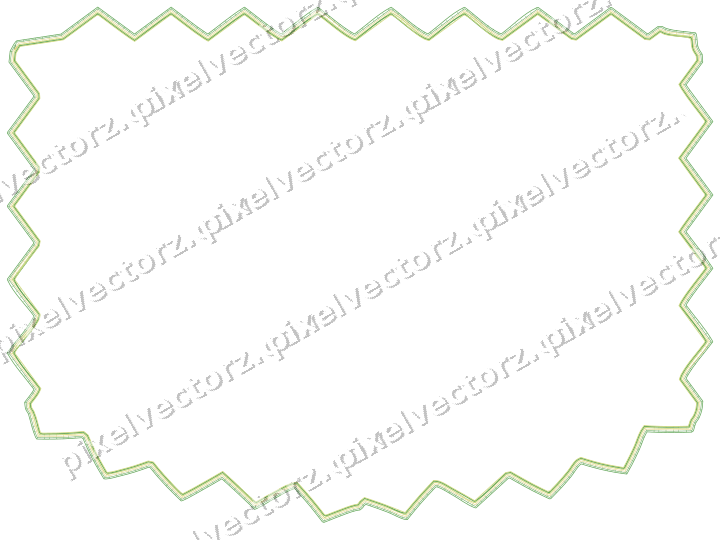 Decorative line art frame in lime and yellow with label plaque