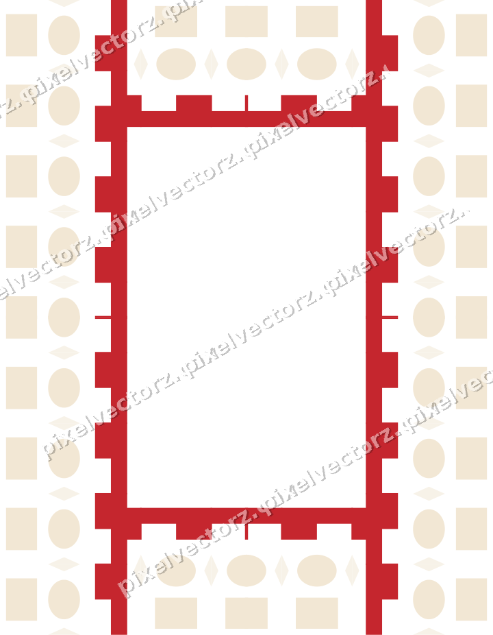 Decorative picture frame border in dark green with egg and dart