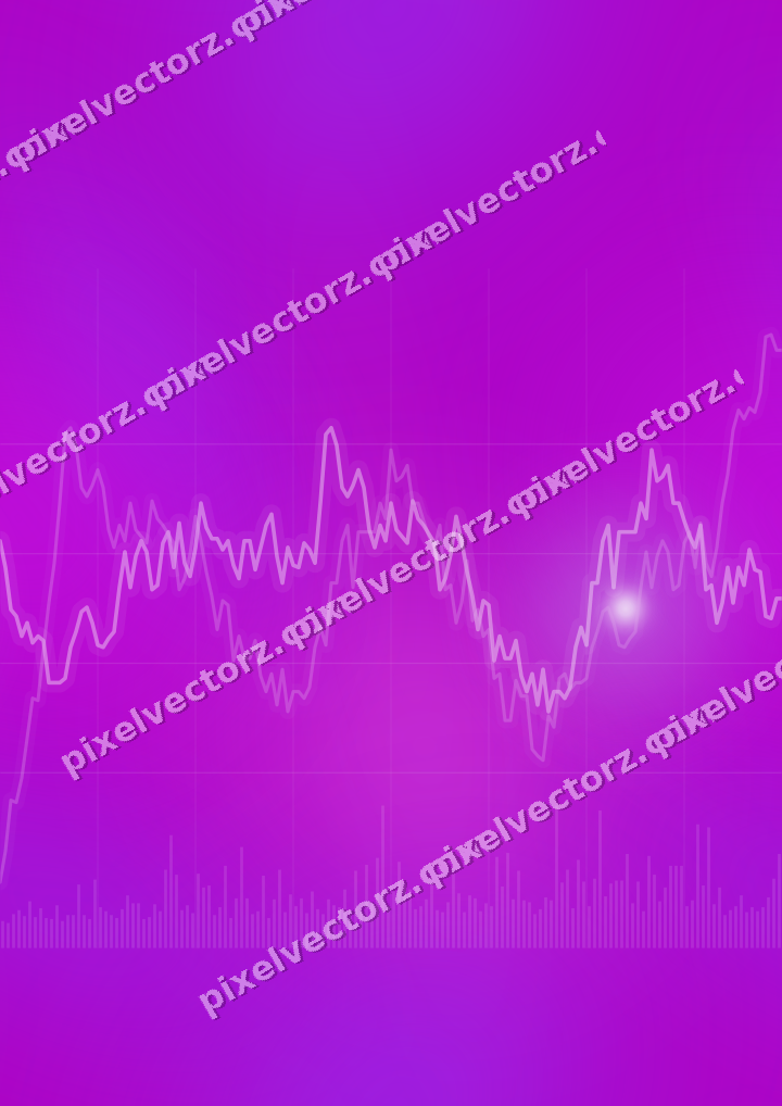 Nahtloser Neon Diagramm Hintergrund in Violett und Blau