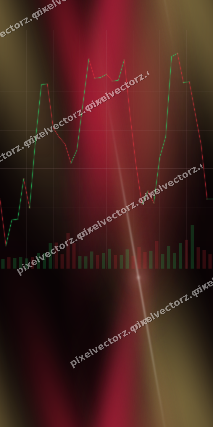 Nahtloser Neon Diagramm Hintergrund in Rosa und Rot