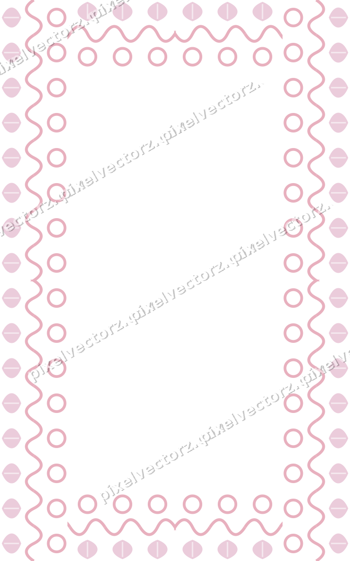 Decorative picture frame border in pale pink with leaf moulding
