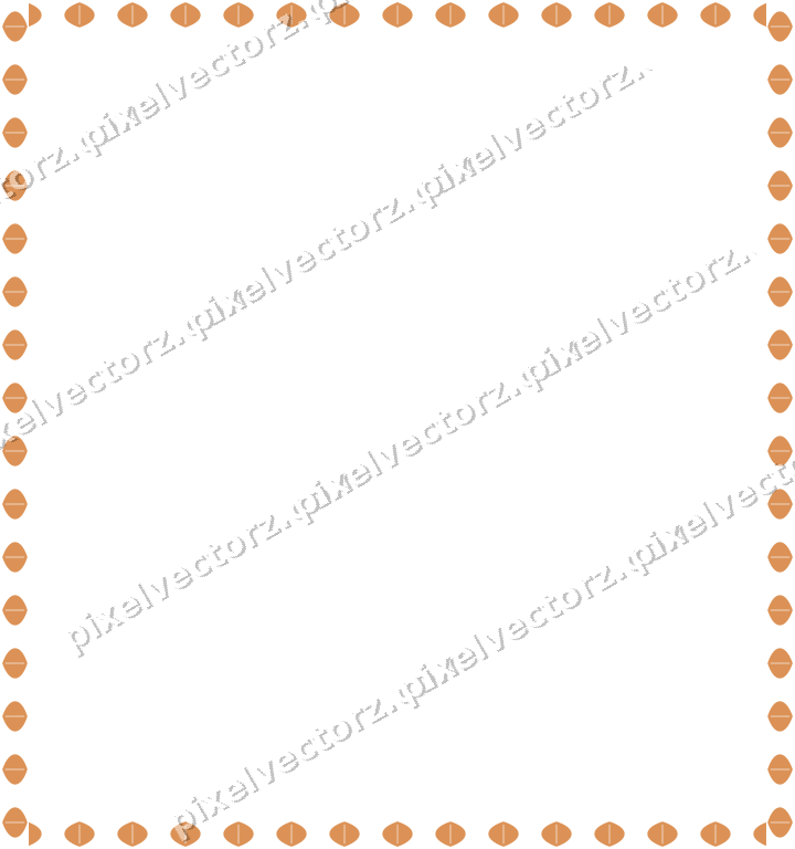 Decorative picture frame border in orange and teal with leaf moulding