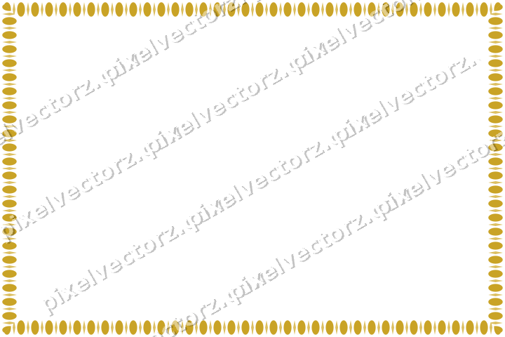 Decorative picture frame border in dark green with egg and dart