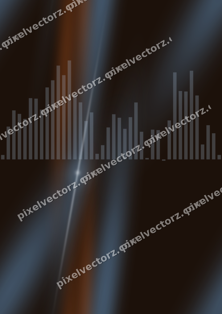 Nahtloser Neon Diagramm Hintergrund in Blau und Orange