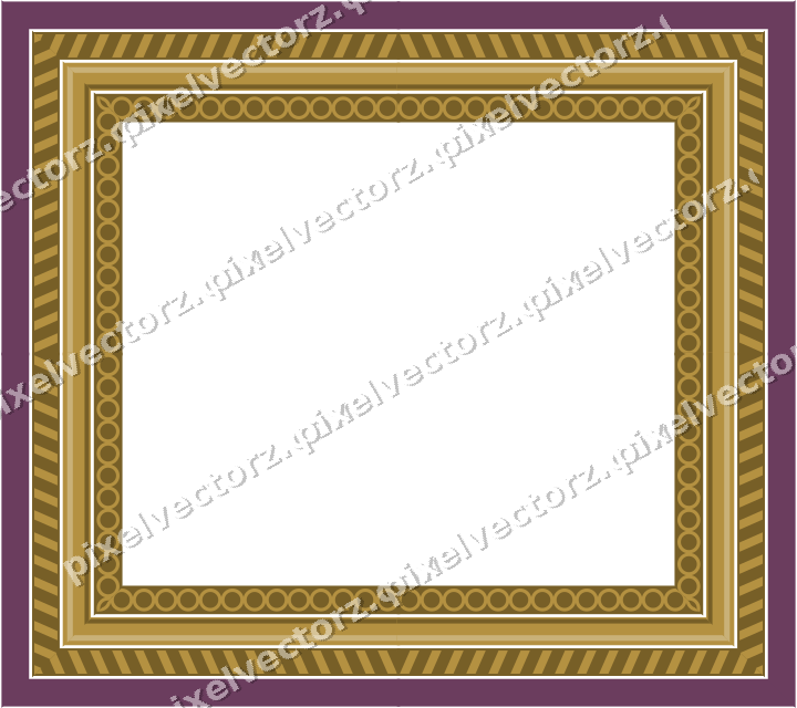 Decorative picture frame border in dark magenta with diagonal band