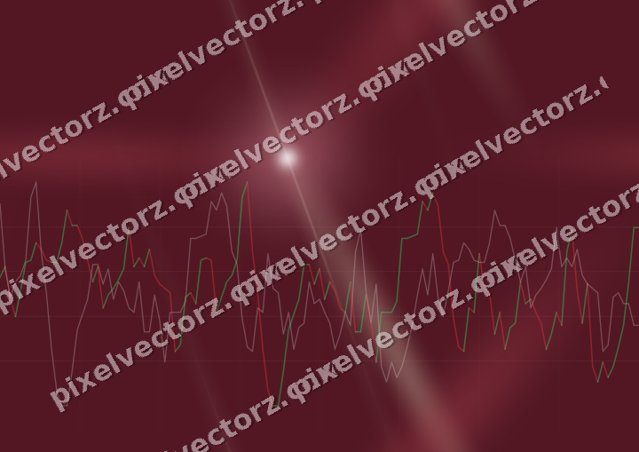 Nahtloser Neon Diagramm Hintergrund in Dunkelrosa und Rot