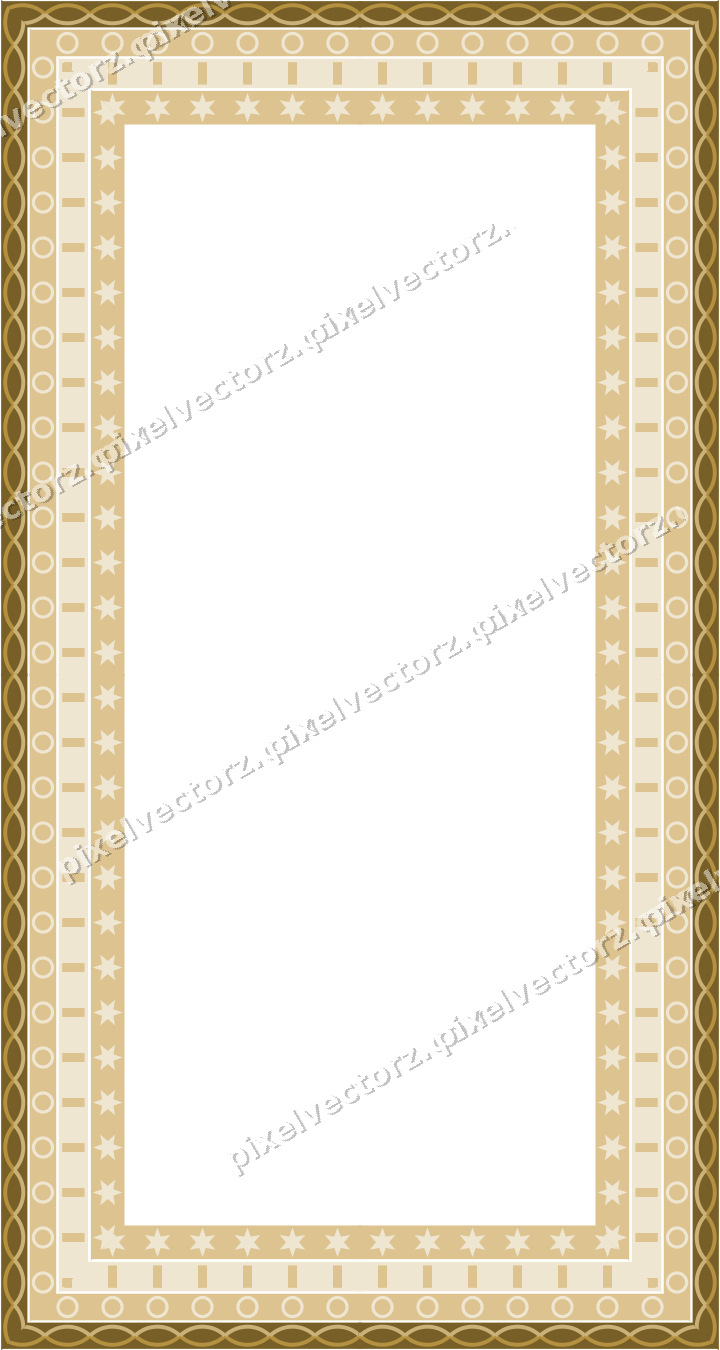 Decorative picture frame border in dark magenta with ring chain