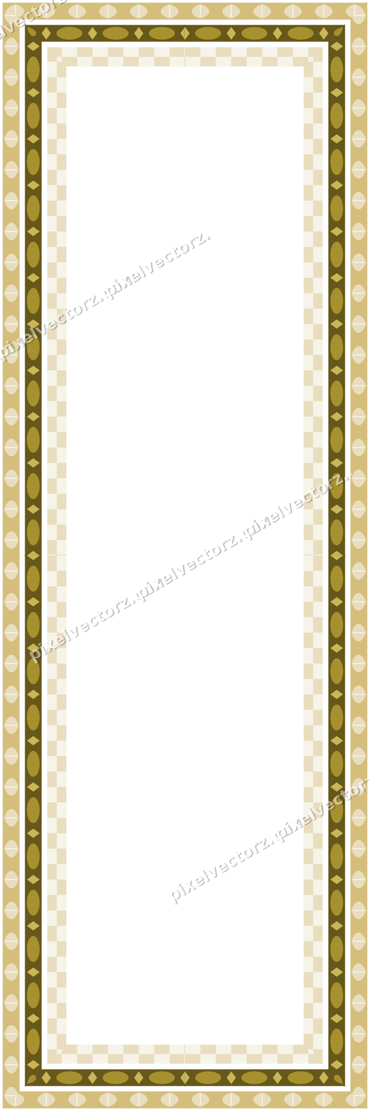 Decorative picture frame border in dark pink with leaf moulding