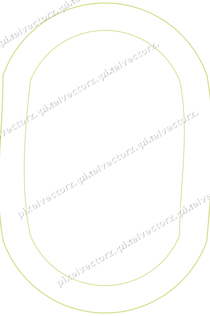 Decorative line art frame in lime and yellow with label plaque