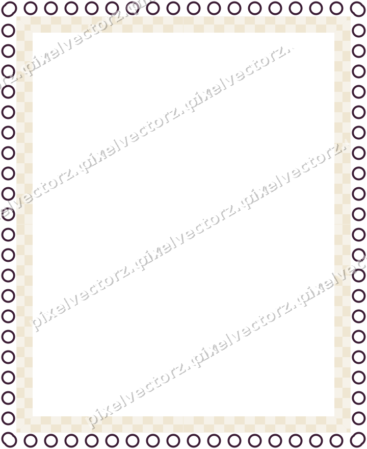 Decorative picture frame border in dark magenta with ring chain