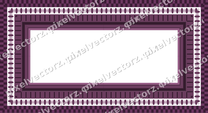 Decorative picture frame border in dark magenta with egg and dart