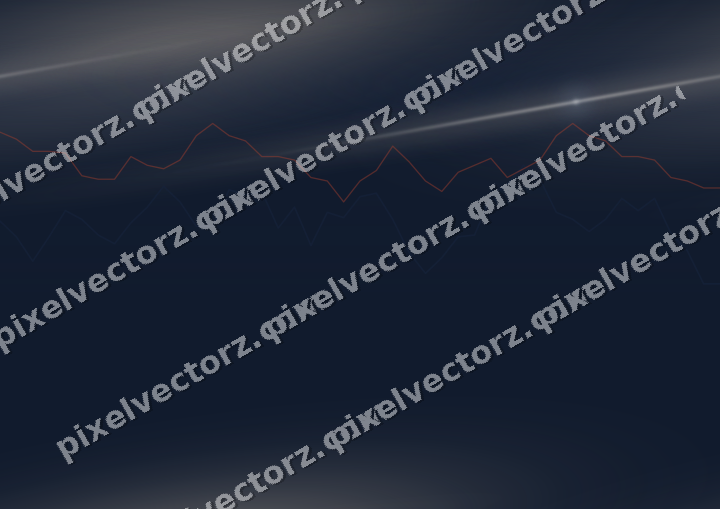 Nahtloser Neon Diagramm Hintergrund in Dunkelblau und Rot