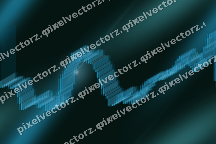 Nahtloser Neon Diagramm Hintergrund in Türkis und Petrol