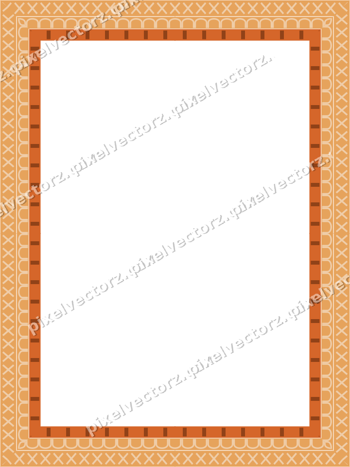 Decorative picture frame border in dark blue with arcade frieze