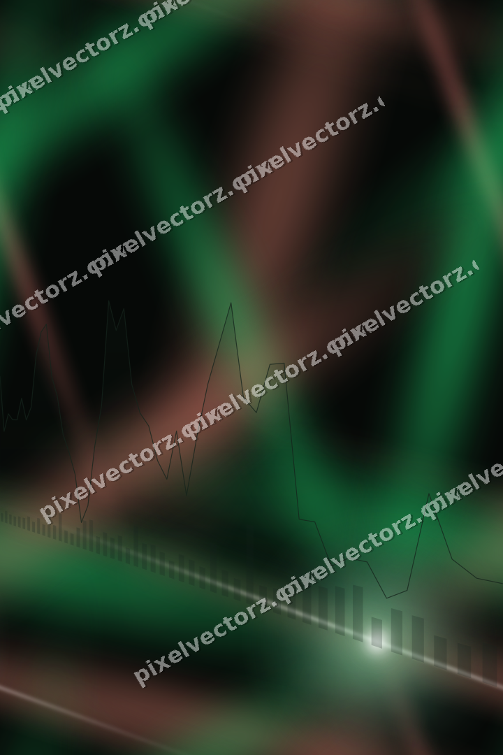 Nahtloser Neon Diagramm Hintergrund in Grün und Rot