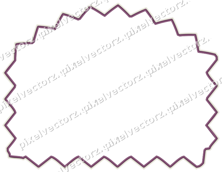 Decorative line art frame in dark magenta and lime with label plaque