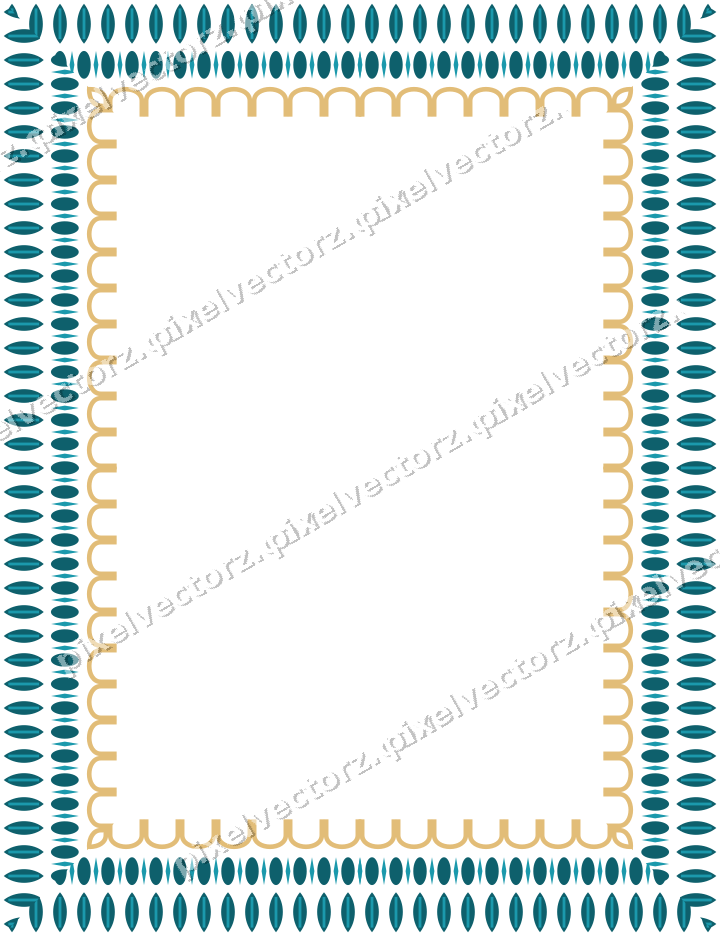 Decorative picture frame border in amber with egg and dart