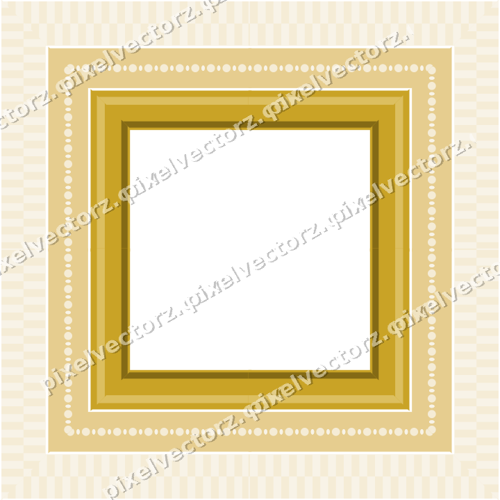 Decorative picture frame border in dark green with bead and reel