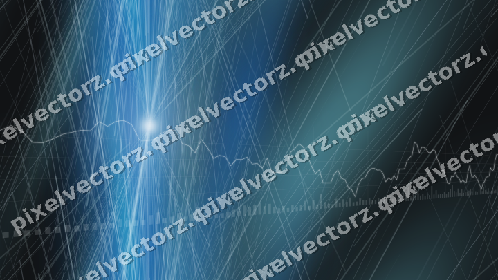 Nahtloser Neon Diagramm Hintergrund in Blau und Petrol