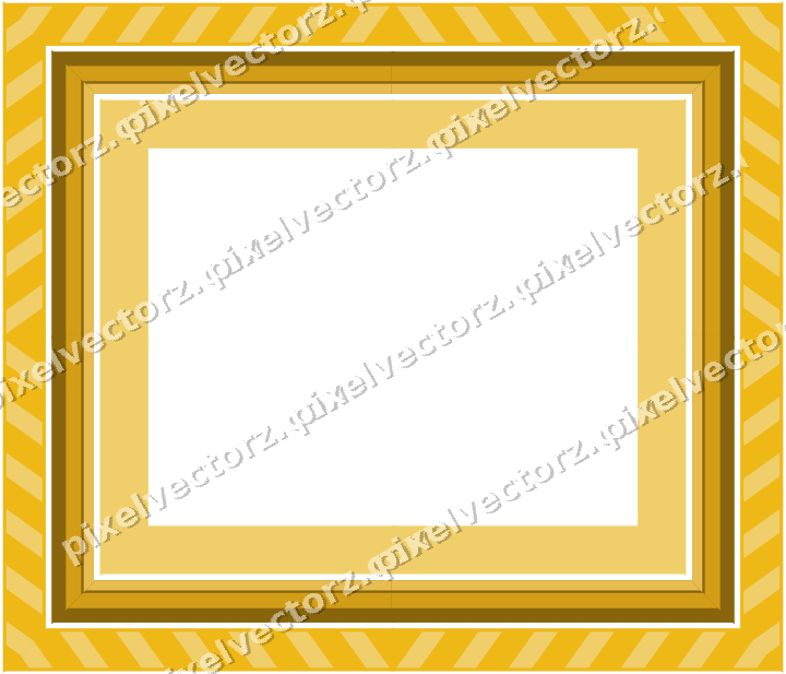 Decorative picture frame border in amber and blue with diagonal band