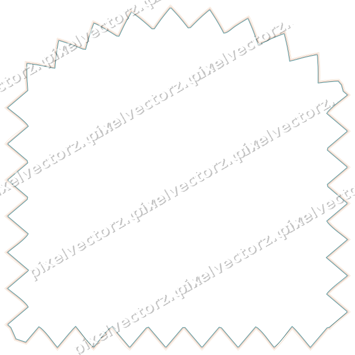 Decorative line art frame in dark teal and orange with label plaque