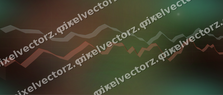 Nahtloser Neon Diagramm Hintergrund in Rot und Orange