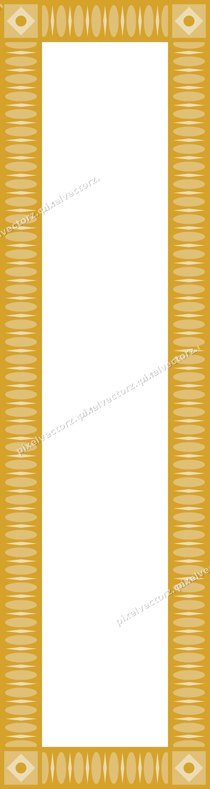 Decorative picture frame border in dark blue with egg and dart