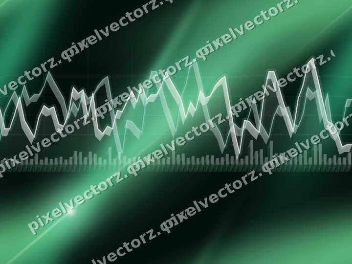 Nahtloser Neon Diagramm Hintergrund in Grün und Petrol