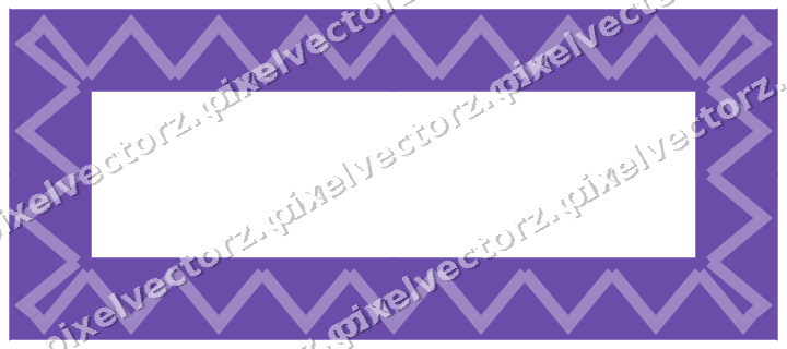 Decorative picture frame border in amber and purple with zigzag