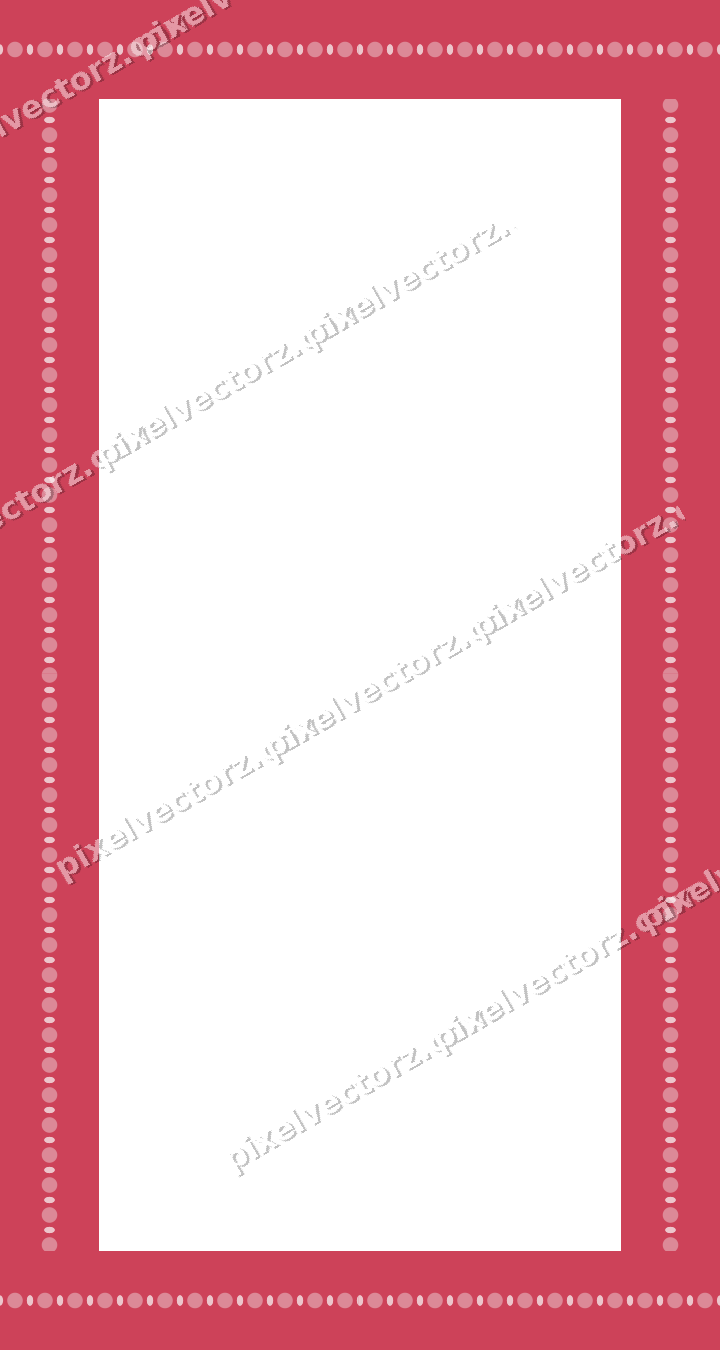 Decorative picture frame border in red and orange with bead and reel