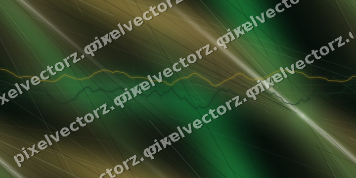 Nahtloser Neon Diagramm Hintergrund in Grün und Bernstein