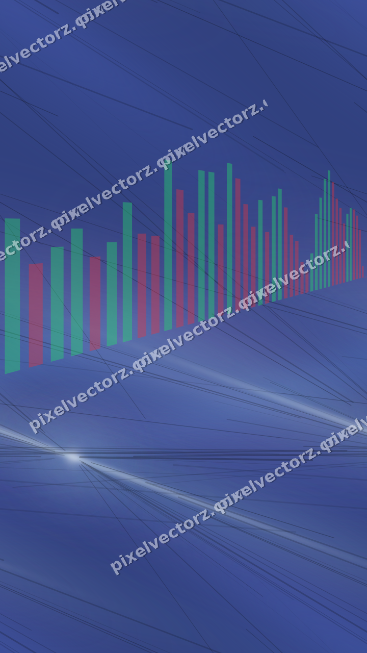 Nahtloser Neon Diagramm Hintergrund in Blau und Türkis