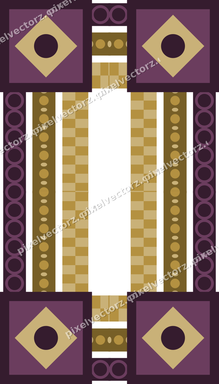 Decorative picture frame border in dark magenta with bead and reel