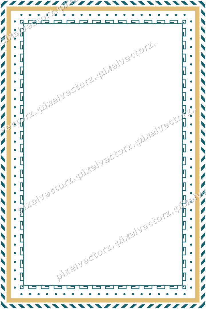 Decorative picture frame border in amber with diagonal band