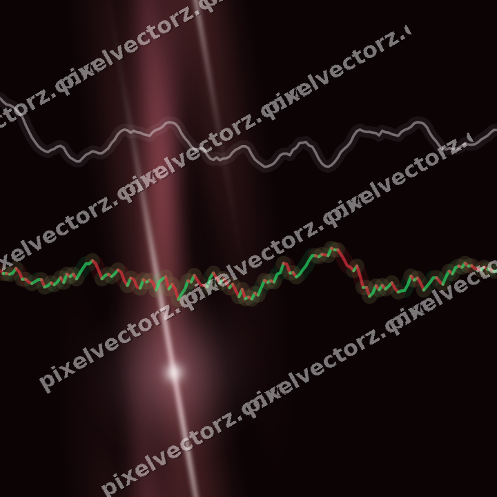 Nahtloser Neon Diagramm Hintergrund in Rosa und Rot