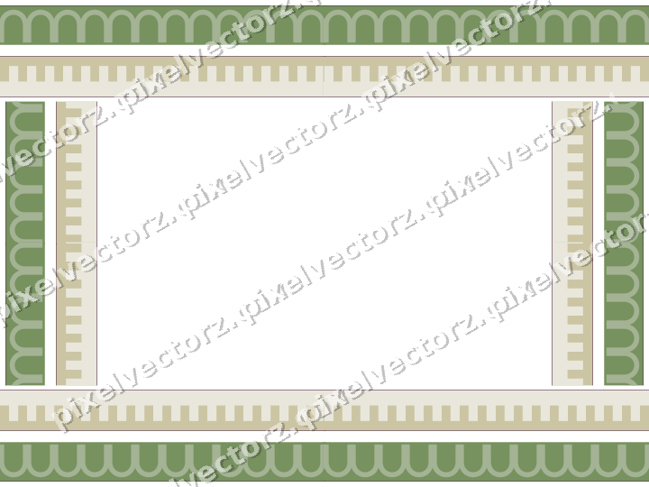 Decorative picture frame border in dark magenta with step band