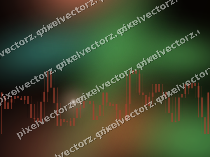 Leuchtender Neon Diagramm Hintergrund in Rot und Orange