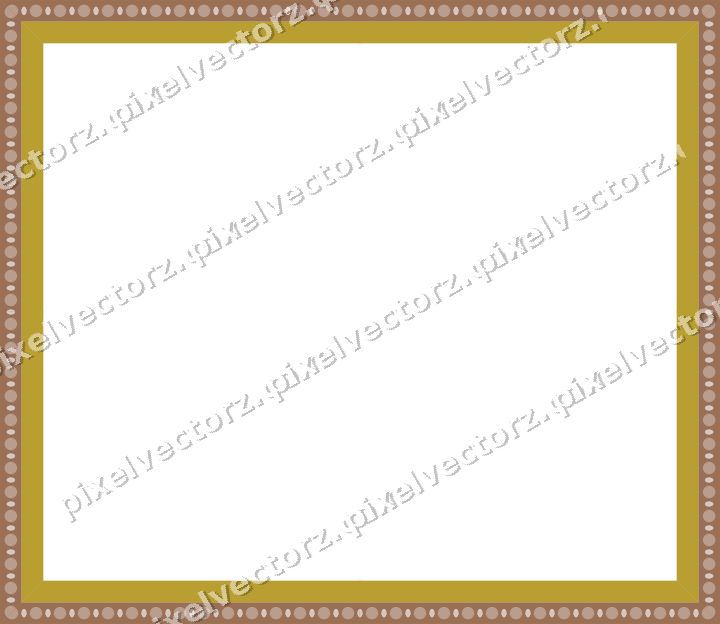 Decorative picture frame border in amber with bead and reel