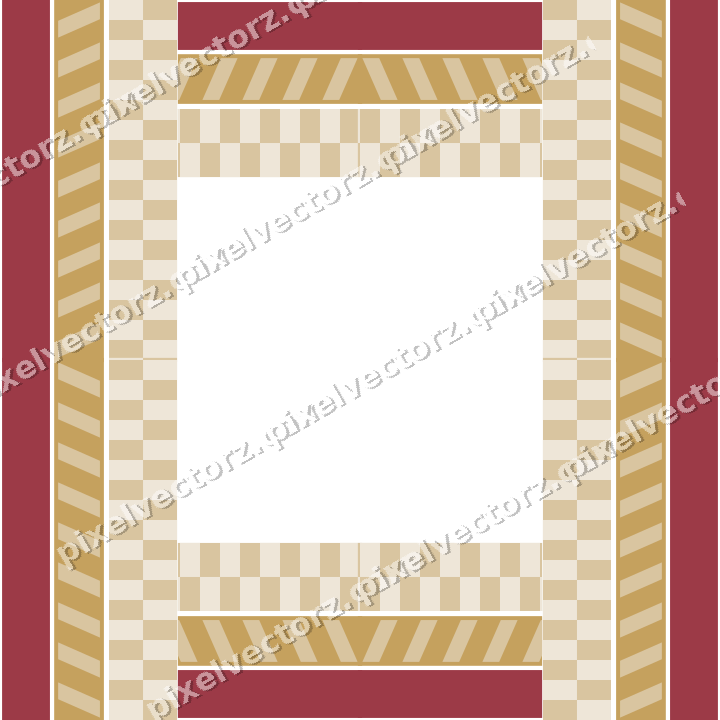 Decorative picture frame border in dark pink with diagonal band