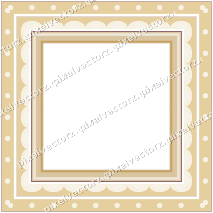 Decorative picture frame border in dark pink and red with scale band