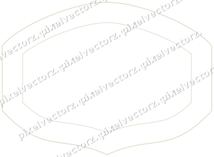 Decorative line art frame in lime and yellow with label plaque