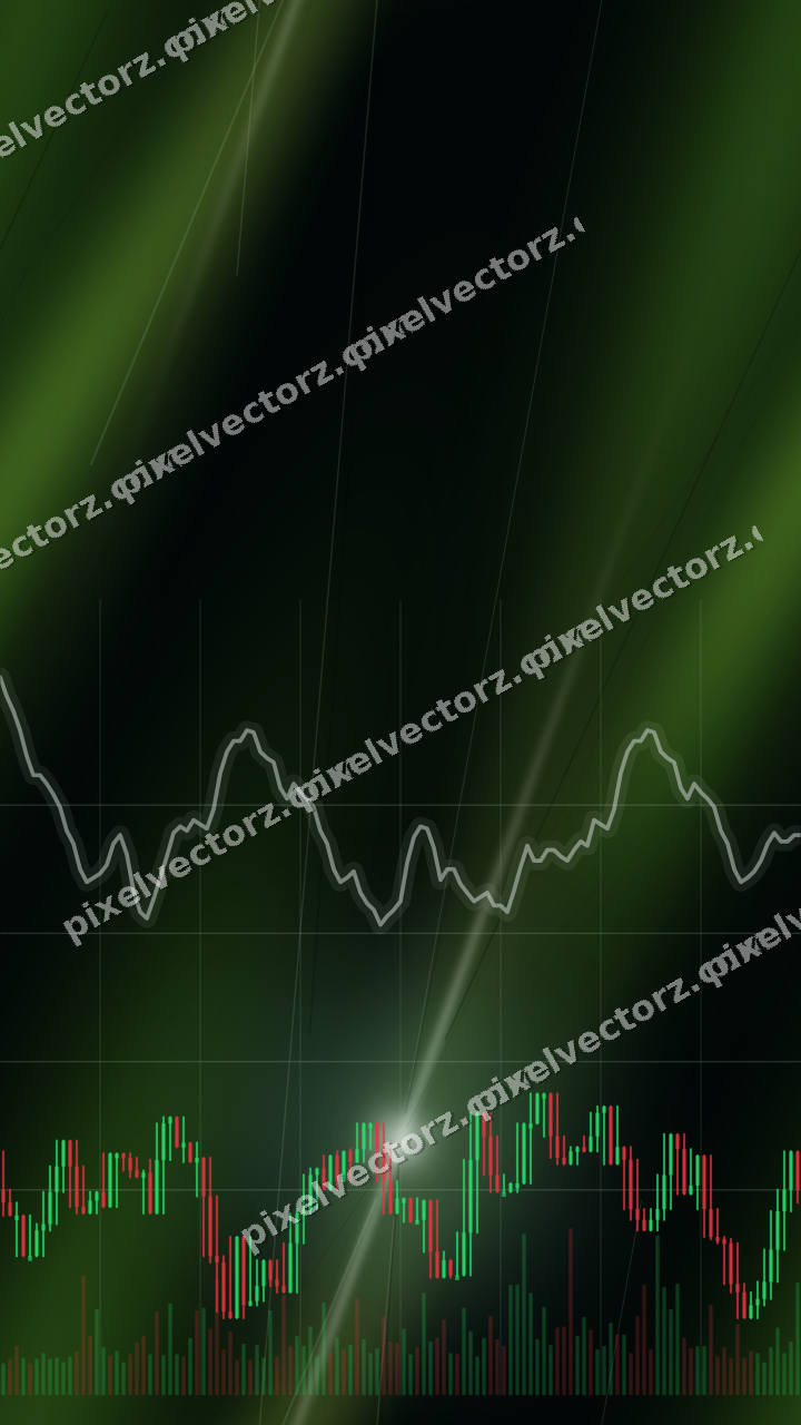 Nahtloser Neon Diagramm Hintergrund in Grün und Limette