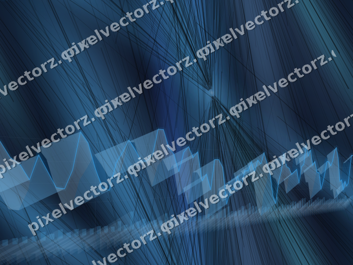 Nahtloser Neon Diagramm Hintergrund in Türkis und Blau