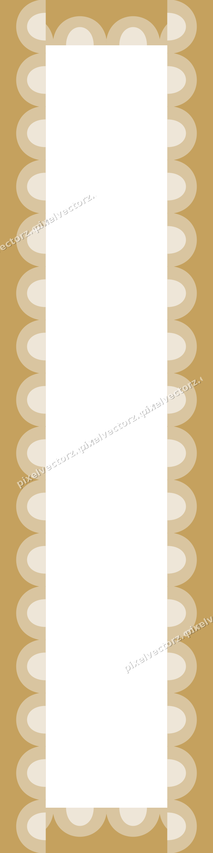 Decorative picture frame border in dark pink and red with scale band